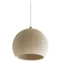Brdr. Krüger Lune Riippuvalaisin Ø14 Cm Valkoöljytty - Riippuvalaisimet Tammi - LUPE-OWO