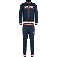Lonsdale Juoksupuku 'Poolewe' vaaleabeige / laivastonsininen / karpalo