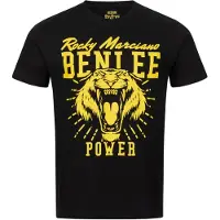 Benlee Toiminnallinen paita 'Tiger Power' vaaleankeltainen / musta
