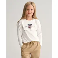 Gant Archive Shield Ls T-Shirt - White - 92