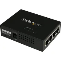 StarTech.com PoE+ injektori - - POEINJ4G - 4 Gigabit-porttia - 120 Watt - Seinäteline
