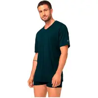 Super.natural Sierra140 V Neck Lyhythihainen T-paita