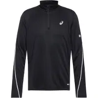 Asics Road Lite-Show 1/2 Zip Black Shirt, Size S