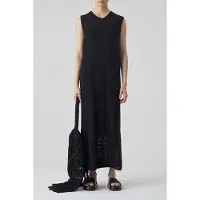 Closed Crew Sleeveless Dresses Black - Black - S