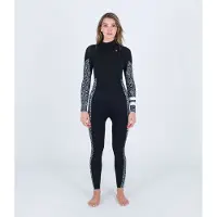 Hurley Plus Printed 3/2 Mm Naisten Pitkähihainen Neopreenipuku Vetoketjulla Rinnassa
