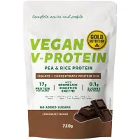 Gold Nutrition V-Protein Kombucha Vegan Protein Chocolate 720g