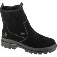 Rieker Ladies Mid Height Boots X8250-00 Black - Black - 39