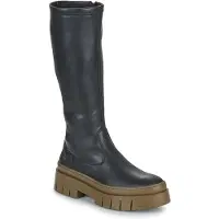Art for woman. 1195611UK003_001 Leather boots 1956 Nappa black, b urdeos (41), Flat, Zip, Casual