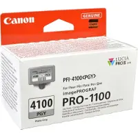 Canon PFI-4100PGY-mustekasetti, 80 ml, valokuvaharmaa
