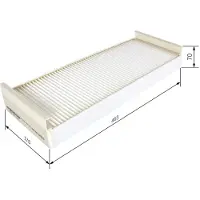 Bosch Suodatin, raitisilma 1 987 431 163