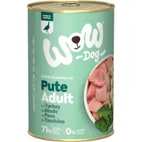 Wow 6x400g kalkkuna Adult koiran märkäruoka