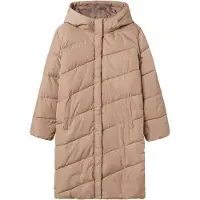LMTD Nlfmyis03 Long Jacket Bias W Hood Fo - Beige - 170-176