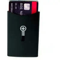 Wagner of Switzerland Super Slim Wallet Jet Black
