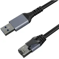 Extra Digital Internet-kaapeli CAT6 UTP, USB3.0 Type-A - RJ45, 1m