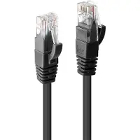 Lindy 3m Cat.6 U/UTP Network Cable, Black (48079)