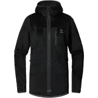 Haglöfs Women's Vassi Mid Hood True Black Välikerrospuserot XS