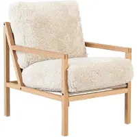 Jonas Ihreborn Seventy Five Wood Nojatuoli Tammi / Lampaannahka - Nojatuolit Lampaantalja Moonlight - SEFFENLFML