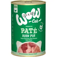 WOW Cat 12x400g Adult kana kissan märkäruoka