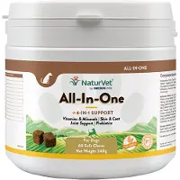NaturVet 120kpl All-In-One koiran täydennysravinto