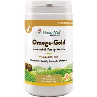 NaturVet 180kpl Omega Gold koiran täydennysravinto