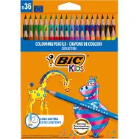 BIC Kids Evolution Värikynät 36-setti (5 vuota+)