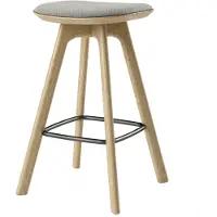 Brdr. Krüger Pauline Baarijakkara 65 Cm Oiled Oak / Hallingdal - Baarijakkarat Uusi Villa Harmaa - PA65-OOL-XX-35