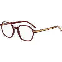 HUGO BOSS BOSS 1737 50/19/140 Burgundin väriset silmälasit 2 asetaattikehykset NAISILLE BOSS 1737