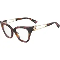 Moschino MOS638 52/18/145 Havana luumun väriset asetaattikehykset NAISILLE MOS638