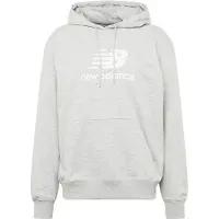 New Balance Sport Essentials French Terry Logo Hoodie - Grey - M