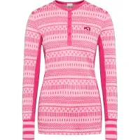 Kari Traa Women's Åkle Long Sleeve Bright Pink Kerrasto yläosat XS