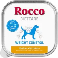Rocco 10x150g Diet Care Weight Control kana & peruna koiran märkäruoka