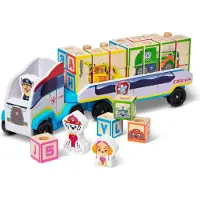 Melissa & Doug Paw Patrol Puinen Abc-palikka-auto