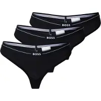 BOSS 3P Thong - Black - S