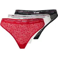 Tommy Hilfiger 3 Pack Thong Lace - White - XS