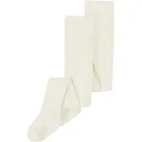 Name it Nknpantyhose Rib 2P Noos - Cream - 98-104