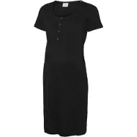 Mamalicious Mlmira Solid Jrs Nightgown 2F A. E. Noos - Black - L