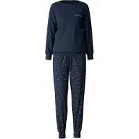 Calida Pyjama marine / valkoinen