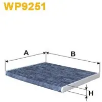 WIX FILTERS Suodatin, sisäilma WP9251