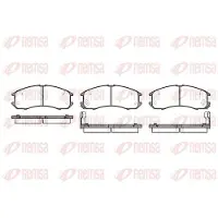 REMSA Jarrupalat Etu, 0273.02 - Mazda - 626. Ford - Probe