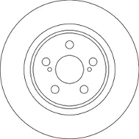 TRW Jarrulevy DF4641, 1 Kappale
