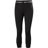 Helly Hansen Lifa Merino Midweight 3/4 Pant, nainen, musta