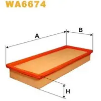 WIX FILTERS Ilmansuodatin WA6674