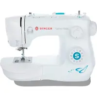 SINGER Fashion Mate, Valkoinen, Automaattinen ompelukone, Ompelu, 4-vaiheinen, Vaihtuva, Vipu, Rotaatio