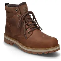 Timberland for man. TB0A69UHEM61 Brown Britton Road mid-calf waterproof lace-up boots (46), Leather, Flat, Laces, Casual, Sustainable