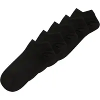 Lindex 5-Pack Black Ankle Socks - Black - 31/33