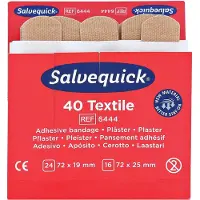 Salvequick Tekstiililaastari 6444 6 x 40 kpl, täyttö