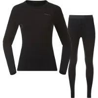 Bergans Allround Merino Underställ Set Dam Svart S