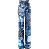 Winshape Urheiluhousut 'CUL101C' yönsininen / sininen denim / vaaleansininen