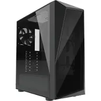 Cooler Master CMP 520L, Midi Tower, PC, Musta, ATX, mikro ATX, Mini-ITX, Muovi, Terästä, Karkaistu lasi, 16,1 cm