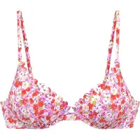 LASCANA Bikinitoppi oliivi / lila / karpalo / valkoinen